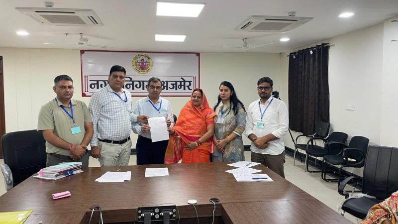 अजमेर में भाजपा का बोर्ड, अनामिका शर्मा बनीं मेयर; 43 वोट लेकर दर्ज की जीत